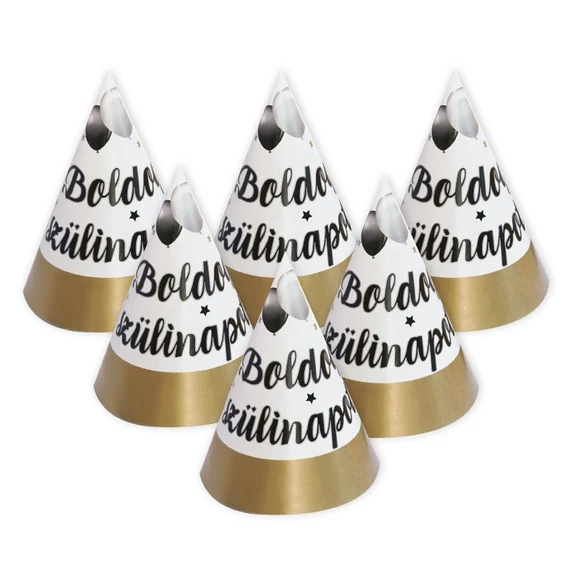 Boldog Szülinapot Elegant Parti Csákó - 6 db-os