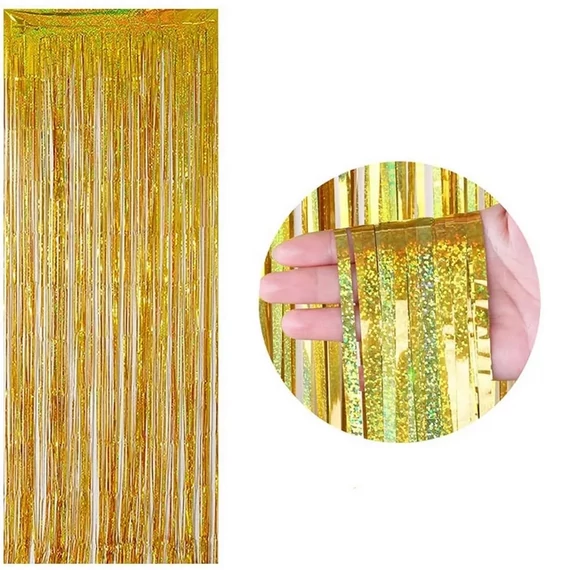 Fólia függöny 100x200cm– Arany 
