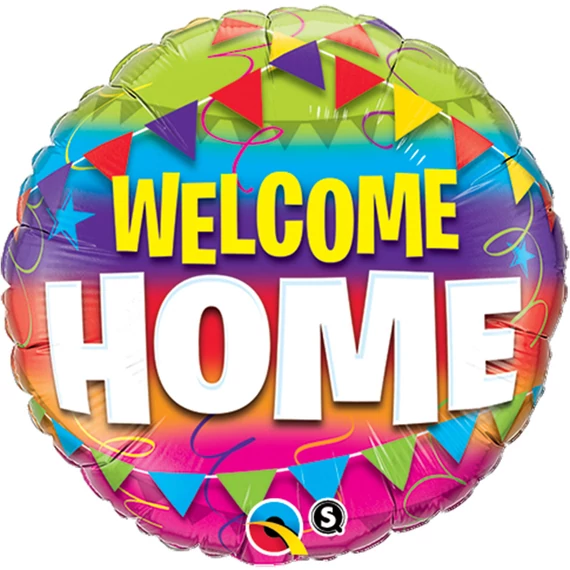 18 inch-es Welcome Home Pennants Fólia Lufi