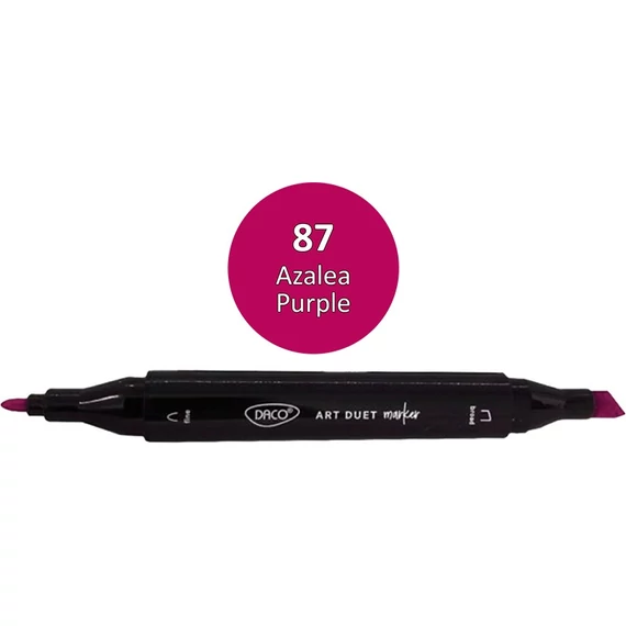 Alkoholos filctoll kétvégű, Daco "Art Duet" - 87 Azalea Purple