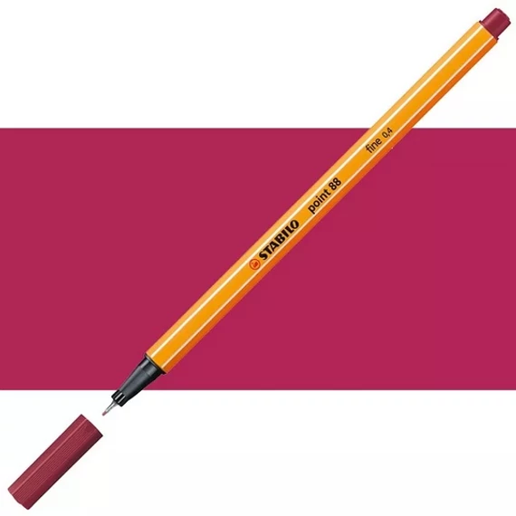 Tűfilc Stabilo Point 88/19 - Bíborvörös