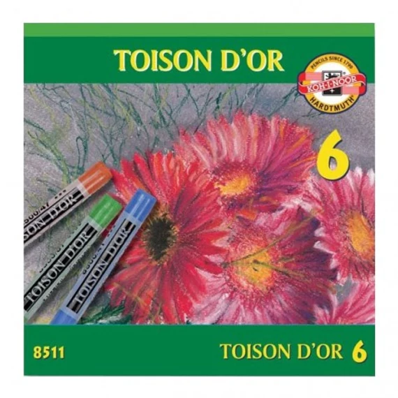 Koh-I-Noor Toison d’Or porpasztell kréta 6db-os