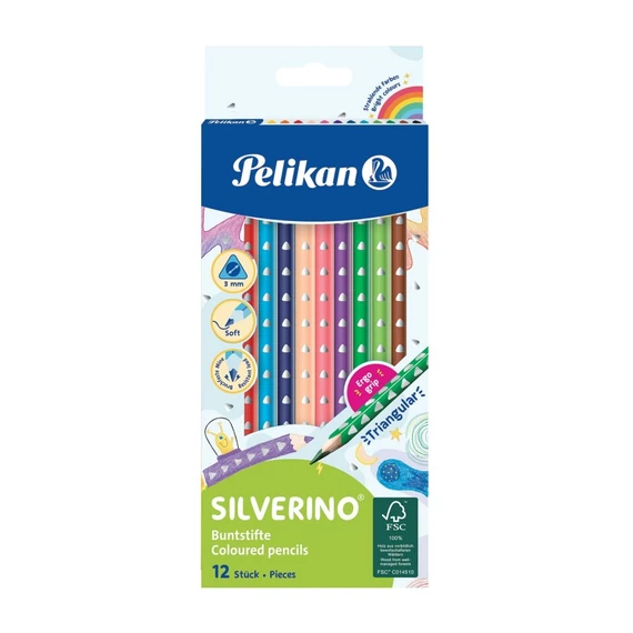 Színes ceruza Pelikan / 12 szín Silverino