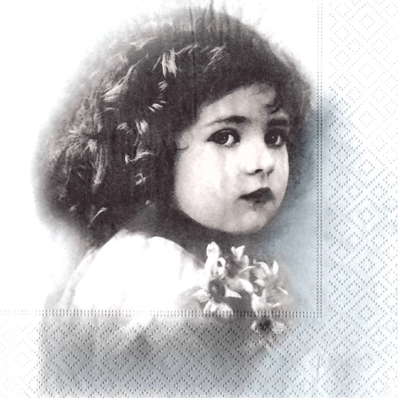 Szalvéta vintage, 33x33cm