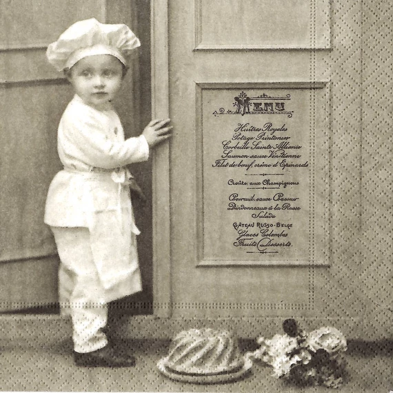 Szalvéta vintage, 33x33cm