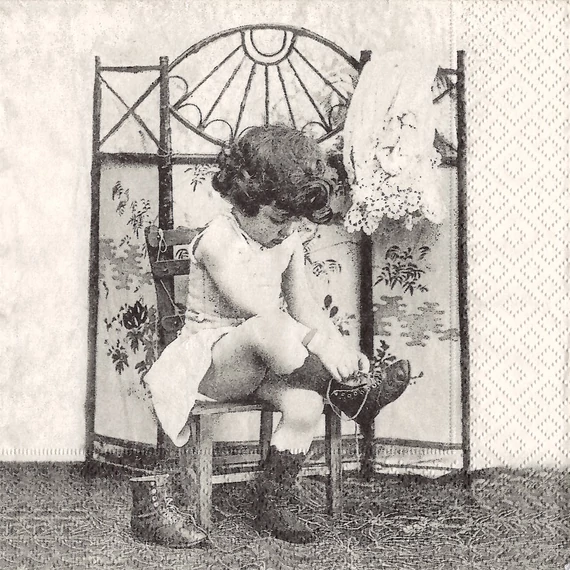 Szalvéta vintage, 33x33cm