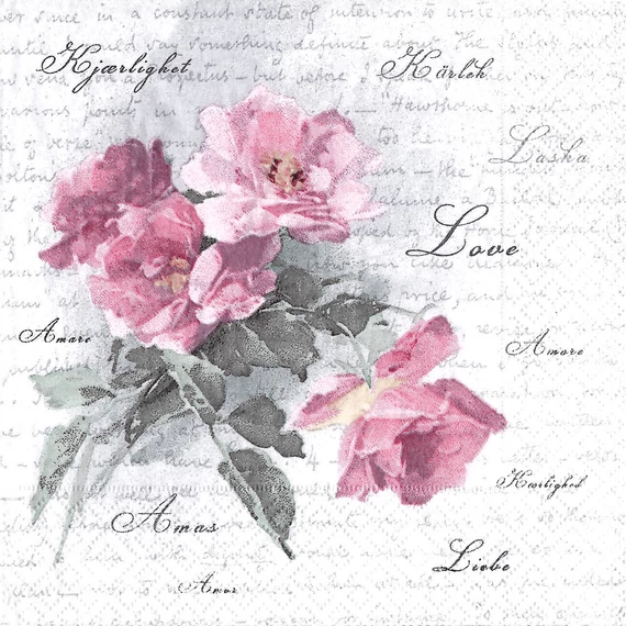 Szalvéta vintage, 33x33cm