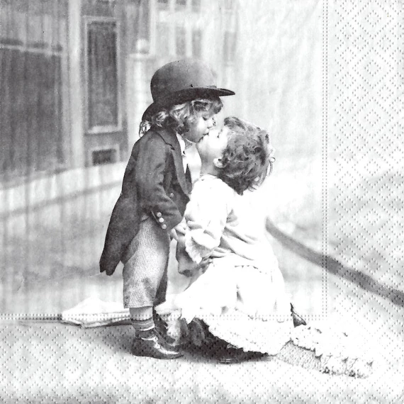 Szalvéta vintage, 33x33cm