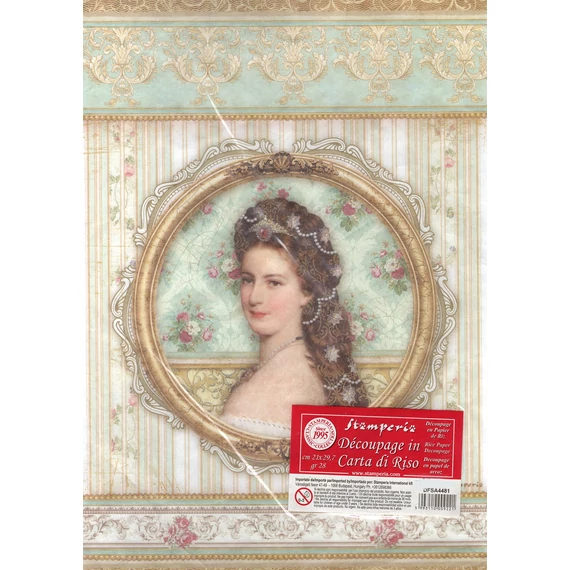Rizspapír 21x29,7cm, hercegnő