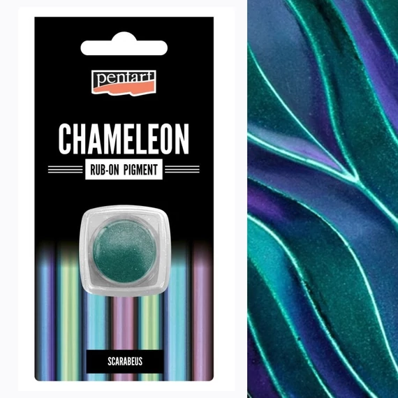 Rub-on pigment kaméleon krómozott hatású 0,5 g esőerdő 41362