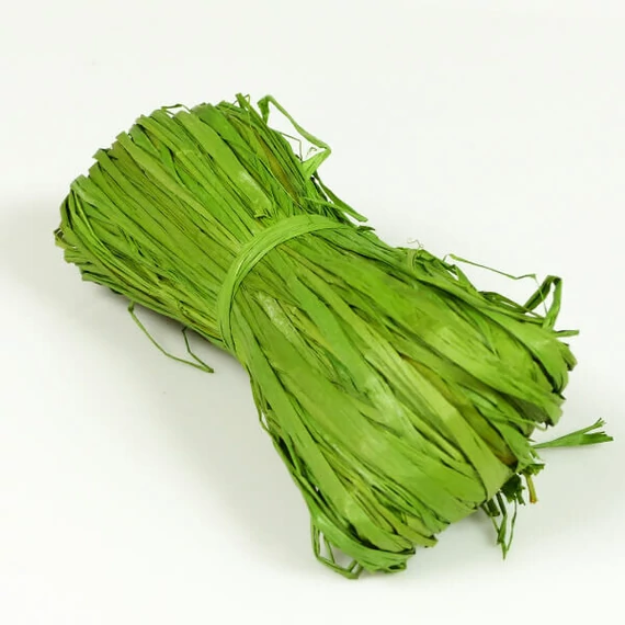 Raffia, világoszöld, 50g/csomag