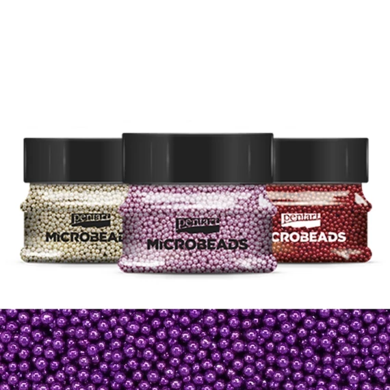 Szórógyöngy 0,8-1 mm 40 g  lila 38984
