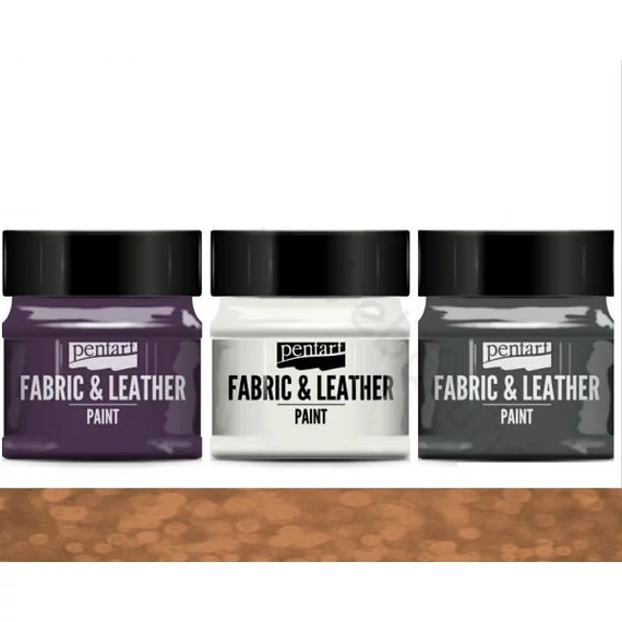 Textil- és bőrfesték 50 ml csillogó bronz
