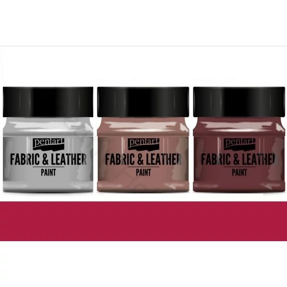 Textil- és bőrfesték 50 ml piros