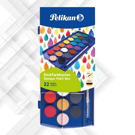 Vízfesték Pelikan / 21 szín +1 keverőfehér