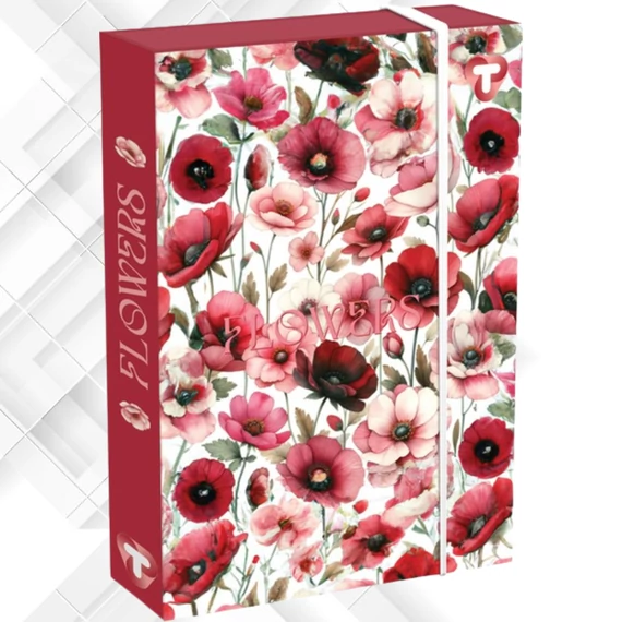 Füzetbox, T-Creativ A/4 - Flowers