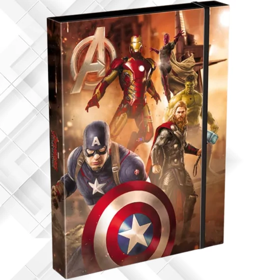 Gumis mappa A/4 - Avengers Gold 