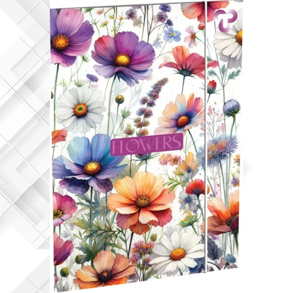 Gumis mappa, T-Creativ A/4  - Flowers