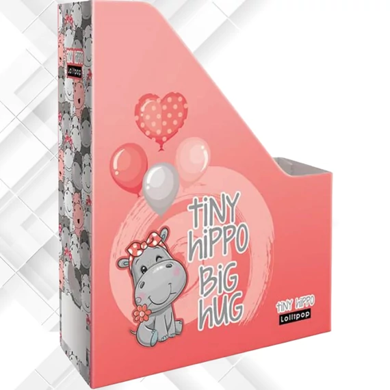 Irattartó papucs A/4 - Tiny Hippo