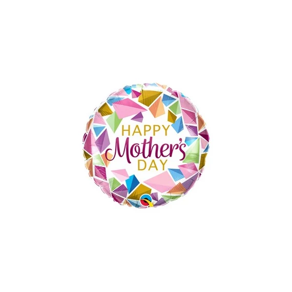 18 inch-es Mother's Day Colorful Gems Anyák Napi Fólia Lufi