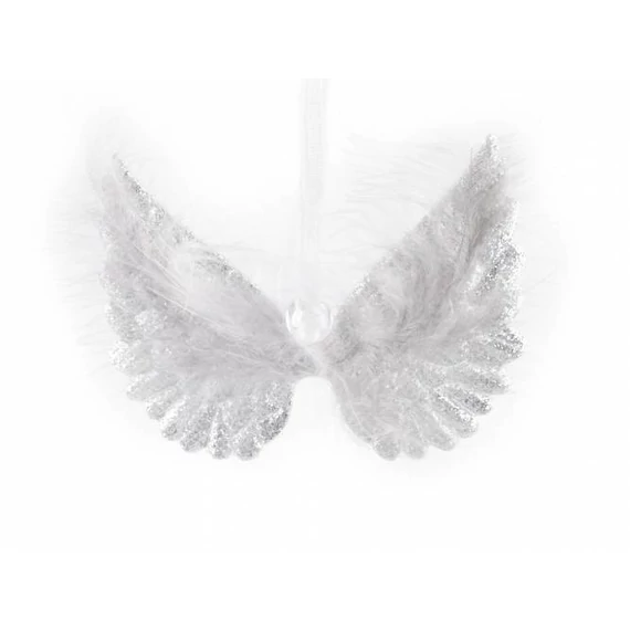 Dekor angyalszárny glitterrel