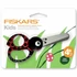 Kép 1/2 - Gyermek olló, 13 cm, Fiskars, katica mintával